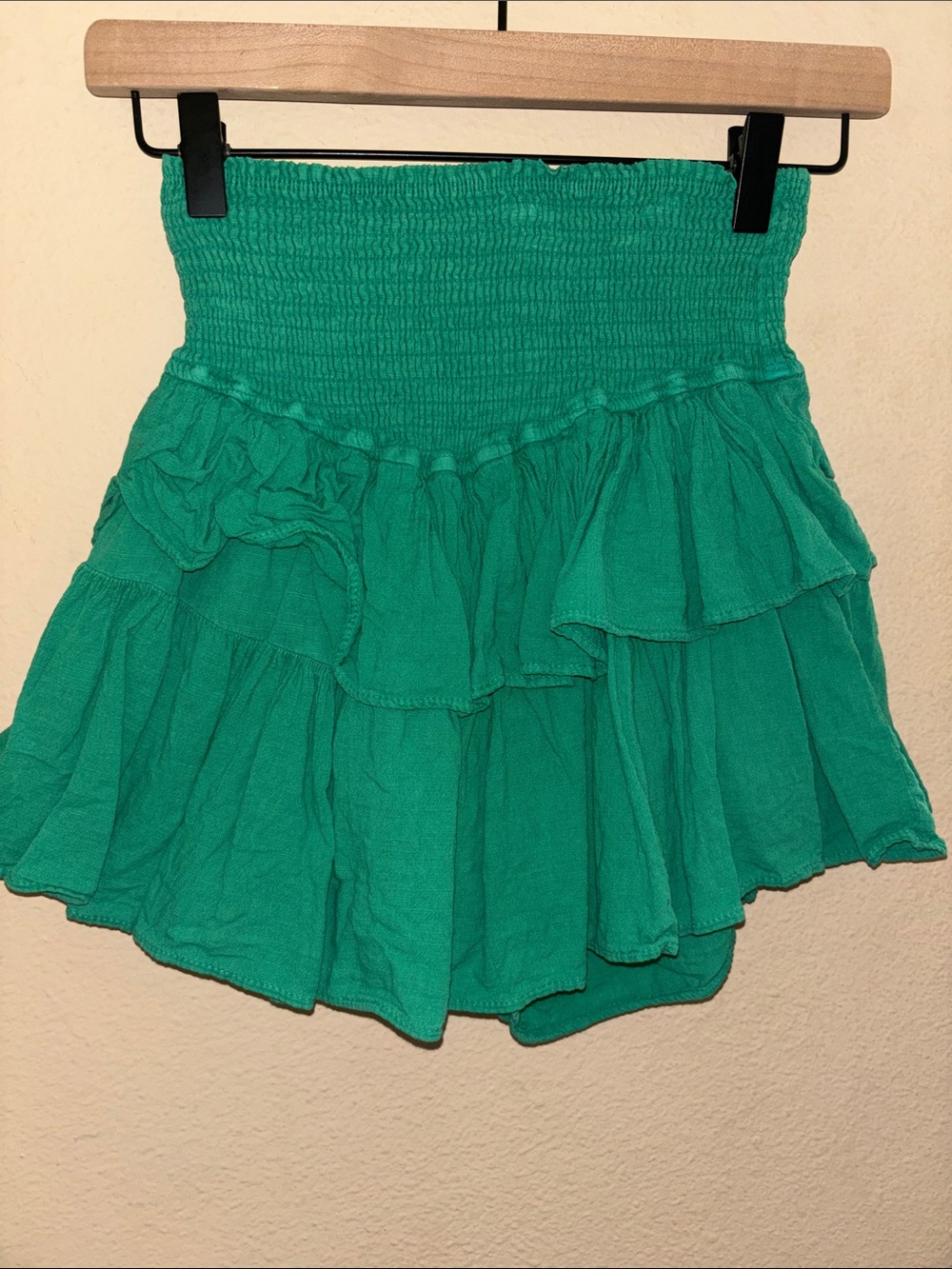NWOT Altar’d State High Waisted Mini Ruffled Skirt